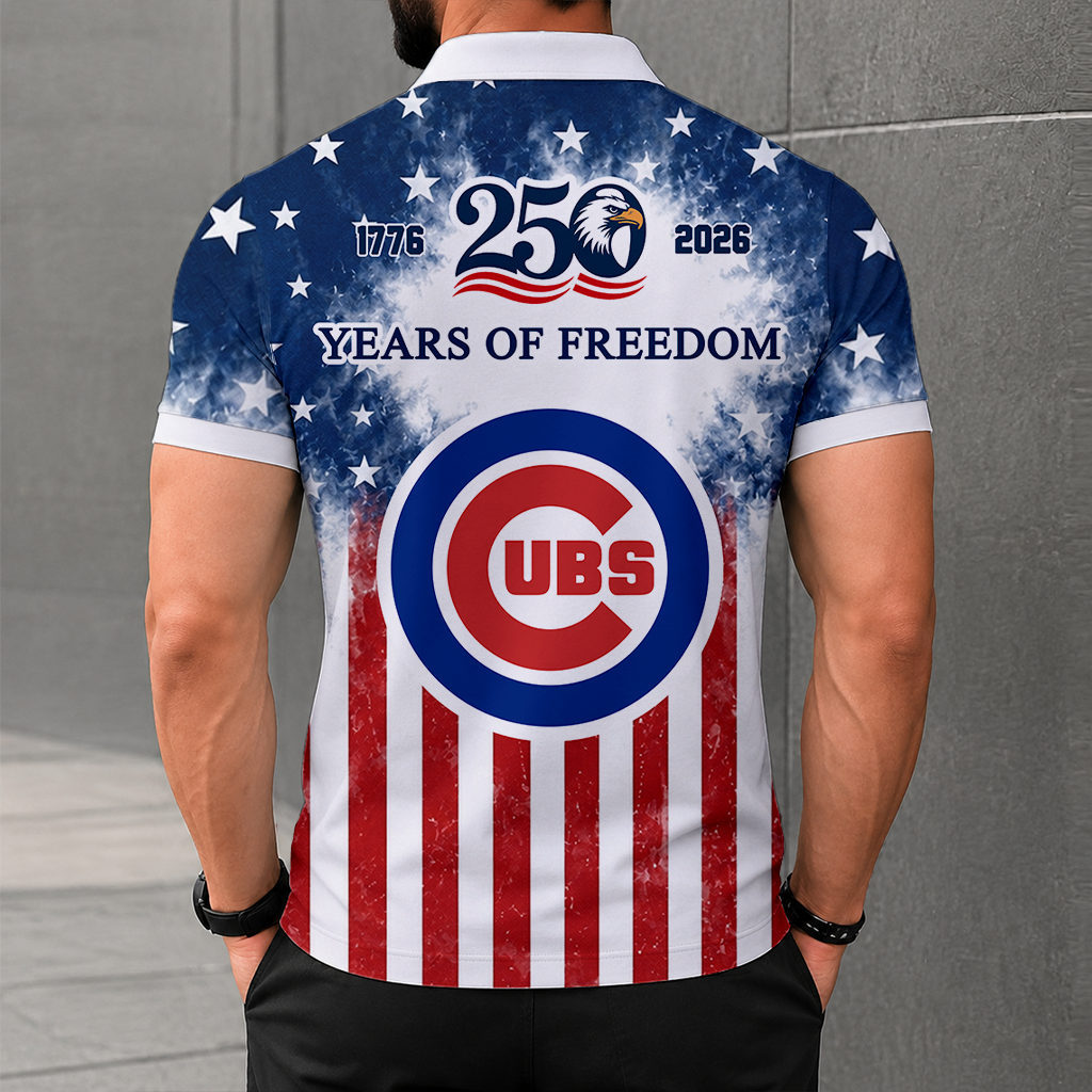 LIMITED EDITION - NEW CUSTOMIZED MLB04 CCS CHICAGO CUBS POLO SHIRT, ZIP POLO SHIRT & T-SHIRTS