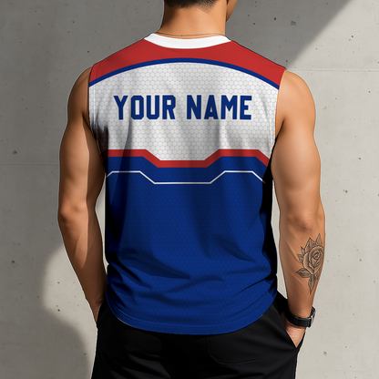 LIMITED EDITION - NEW CUSTOMIZED MLB04 CCS CHICAGO CUBS MEN'S GYM SHIRT