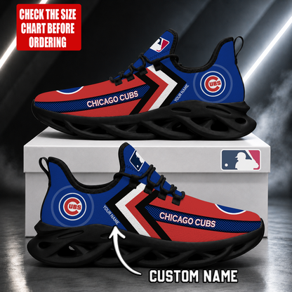 LIMITED EDITION - NEW CUSTOMIZED MLB04 CCS CHICAGO CUBS MAX SOUL SHOES
