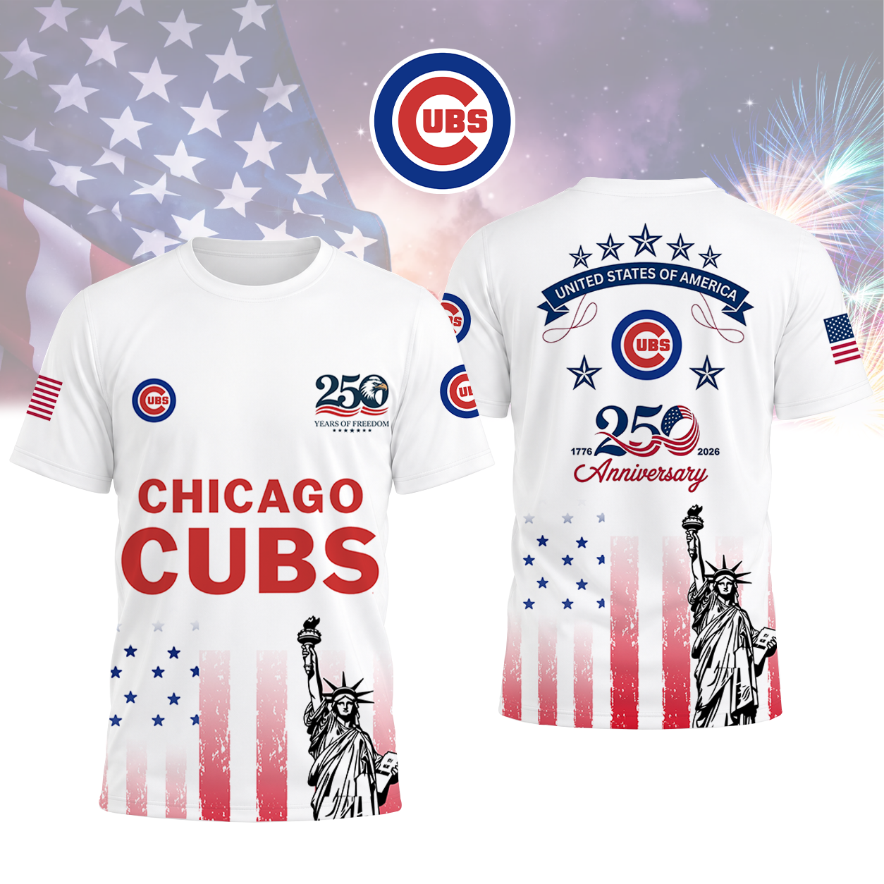 LIMITED EDITION - NEW CUSTOMIZED MLB04 CCS CHICAGO CUBS T-SHIRT, POLO SHIRT, ZIP POLO SHIRT, SWEATSHIRT, HOODIE & ZIP HOODIE