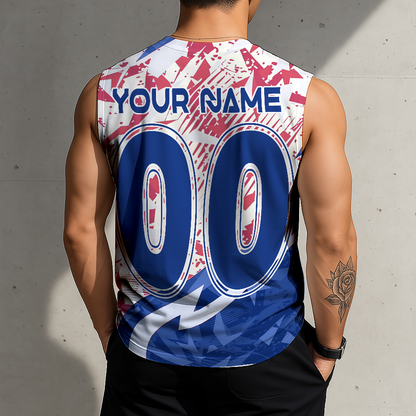 LIMITED EDITION - NEW CUSTOMIZED MLB04 CCS CHICAGO CUBS TANKTOP & GYM SHIRT