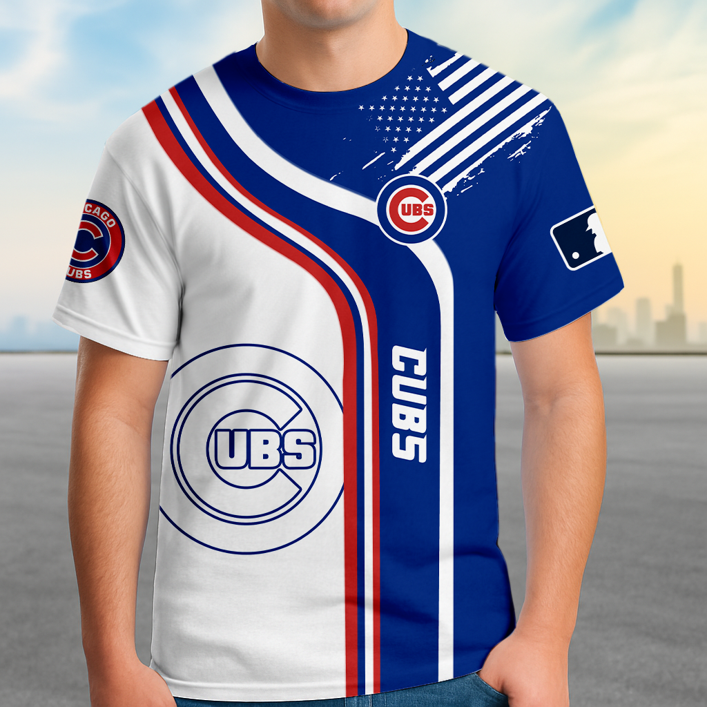 ELITE EDITION - NEW CUSTOMIZED MLB04 CCS CHICAGO CUBS POLO SHIRT, ZIP POLO SHIRT & T-SHIRTS