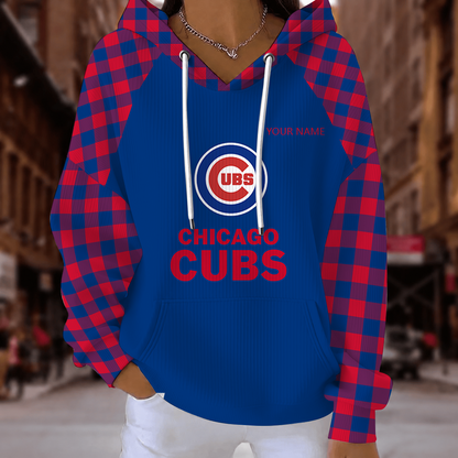 [FLASH SALE] NEW CUSTOMIZED MLB04 CCS CHICAGO CUBS RIBBED HOODIE & SWEATSHIRT
