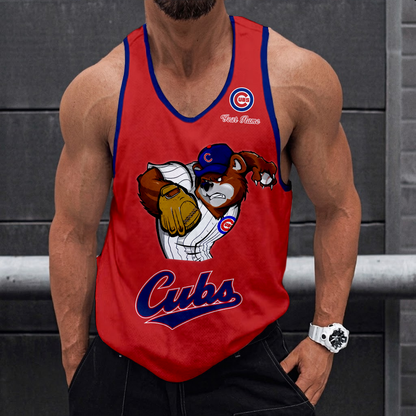 LIMITED EDITION - NEW CUSTOMIZED MLB04 CHICAGO CUBS UNISEX TANK TOP