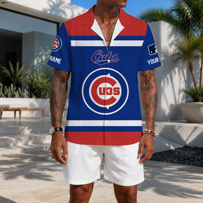 LIMITED EDITION - NEW CUSTOMIZED MLB04 CCS CHICAGO CUBS UNISEX HAWAIIAN SHIRT