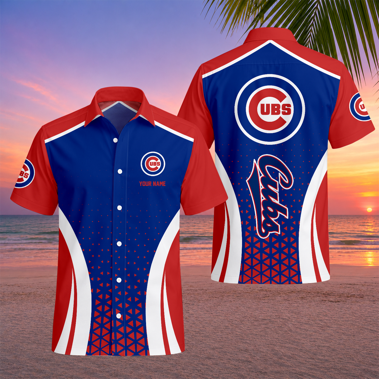 LIMITED EDITION - NEW CUSTOMIZED MLB04 CCS CHICAGO CUBS UNISEX HAWAIIAN SHIRT