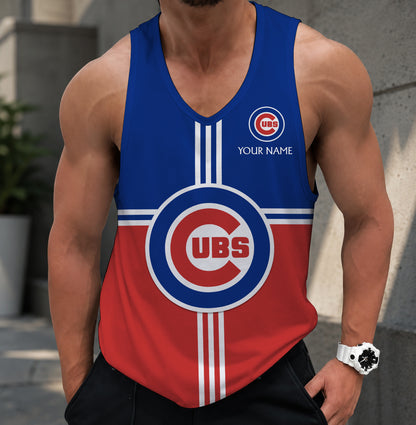 LIMITED EDITION - NEW CUSTOMIZED MLB04 CHICAGO CUBS UNISEX TANK TOP