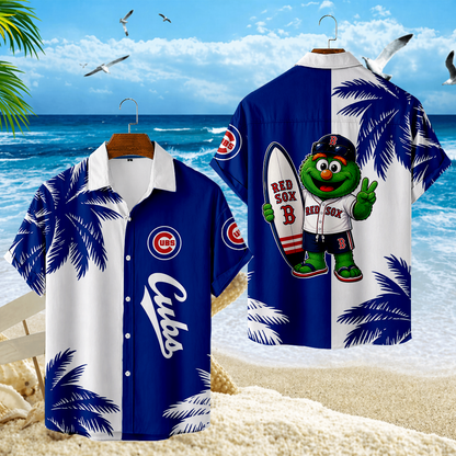 LIMITED EDITION - NEW CUSTOMIZED MLB04 CCS CHICAGO CUBS UNISEX HAWAIIAN SHIRT