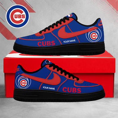 SPECIAL EDITION - NEW CUSTOMIZED MLB04 CCS CHICAGO CUBS AF1 SHOES