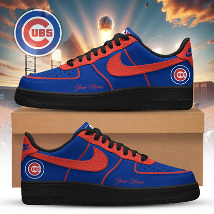 LIMITED EDITION - NEW CUSTOMIZED MLB04 CCS CHICAGO CUBS AF1 SNEAKERS