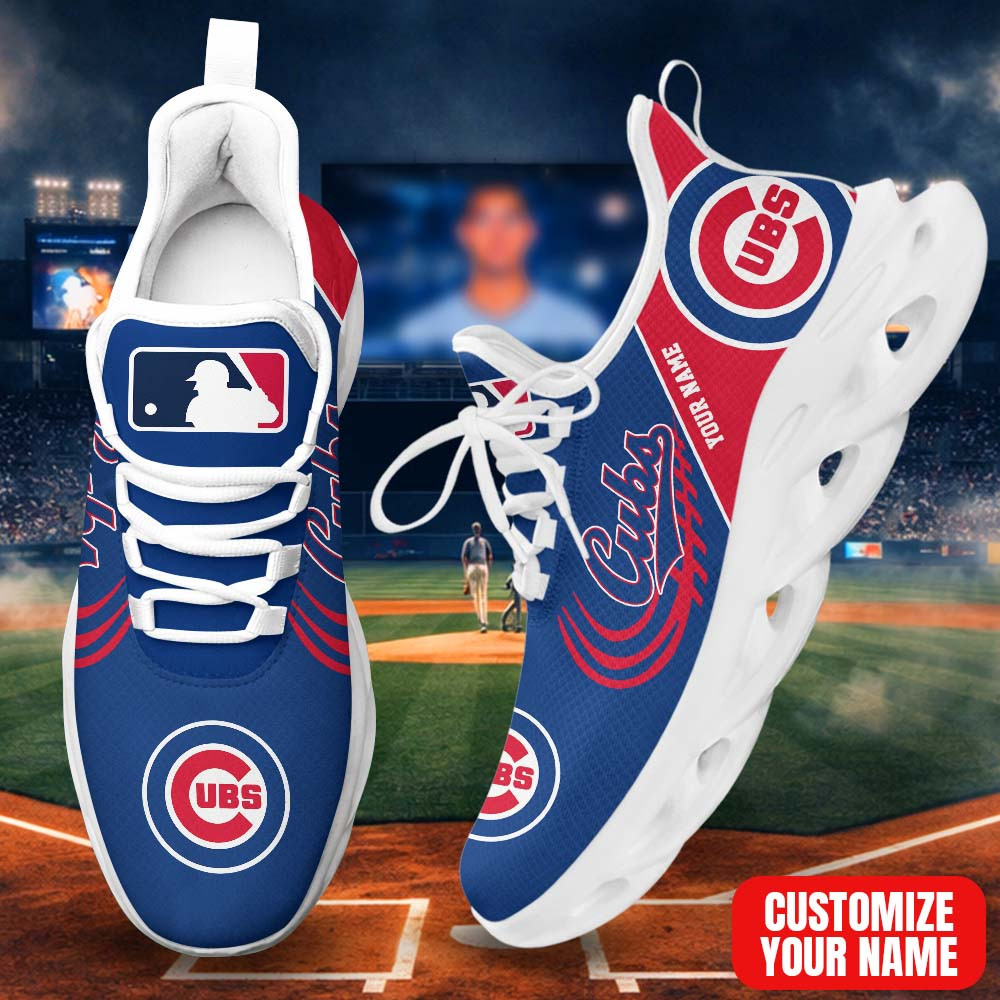 LIMITED EDITION - NEW CUSTOMIZED MLB04 CCS CHICAGO CUBS PREMIUM CLUNKY SNEAKERS