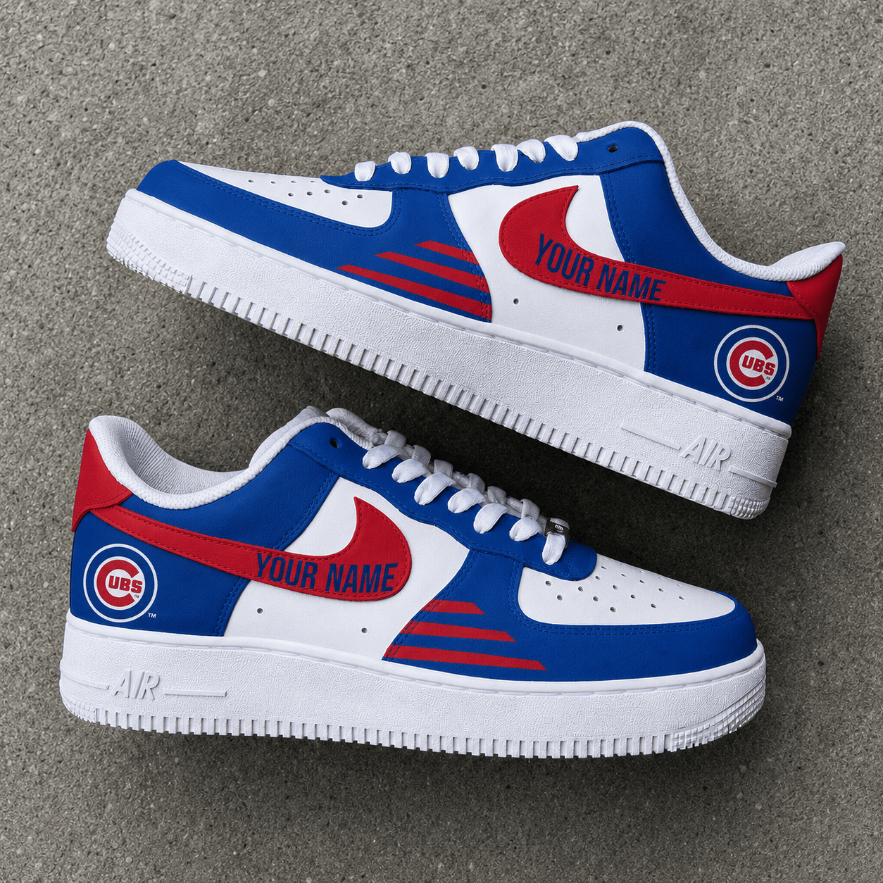 [FLASH SALE] NEW CUSTOMIZED MLB04 CCS CHICAGO CUBS AF1 SHOES