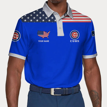 LIMITED EDITION - NEW CUSTOMIZED MLB04 CCS CHICAGO CUBS POLO SHIRT, ZIP POLO SHIRT & T-SHIRTS