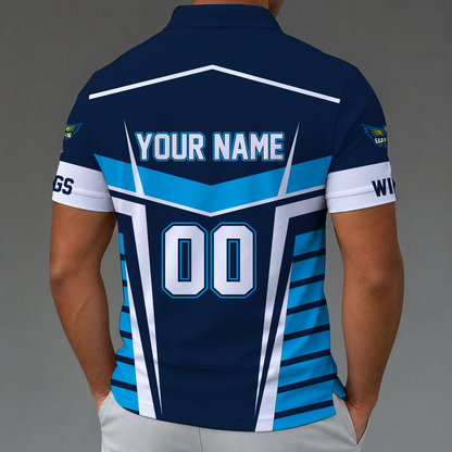 [FAN FAVORITE] NEW CUSTOMIZED WNBA04 DLW DALLAS WINGS POLO SHIRT