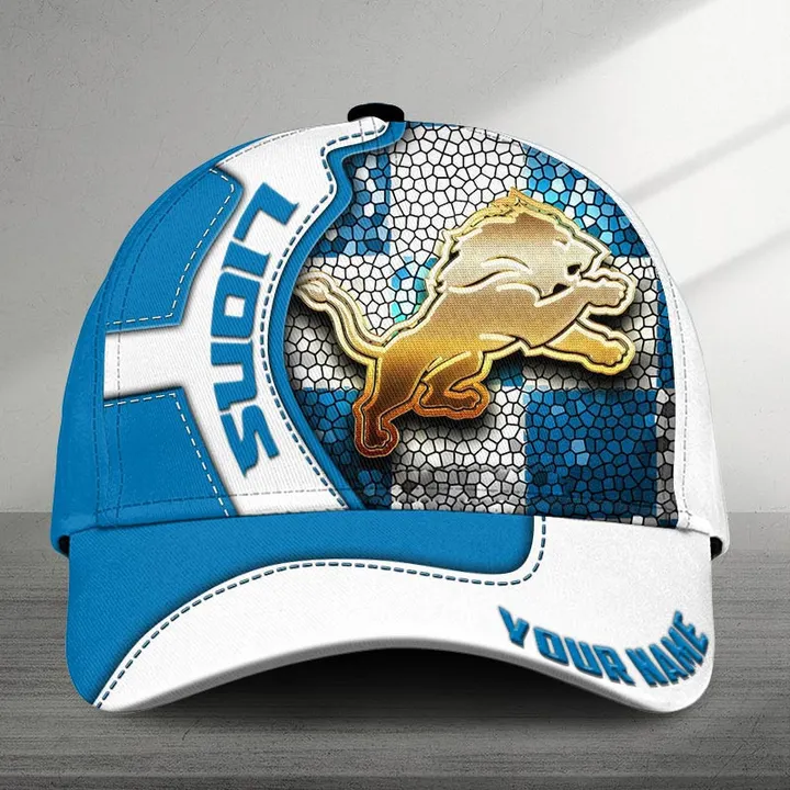 LIMITED EDITION - NEW CUSTOMIZED NFL04 DTL DETROIT LIONS CLASSIC CAP