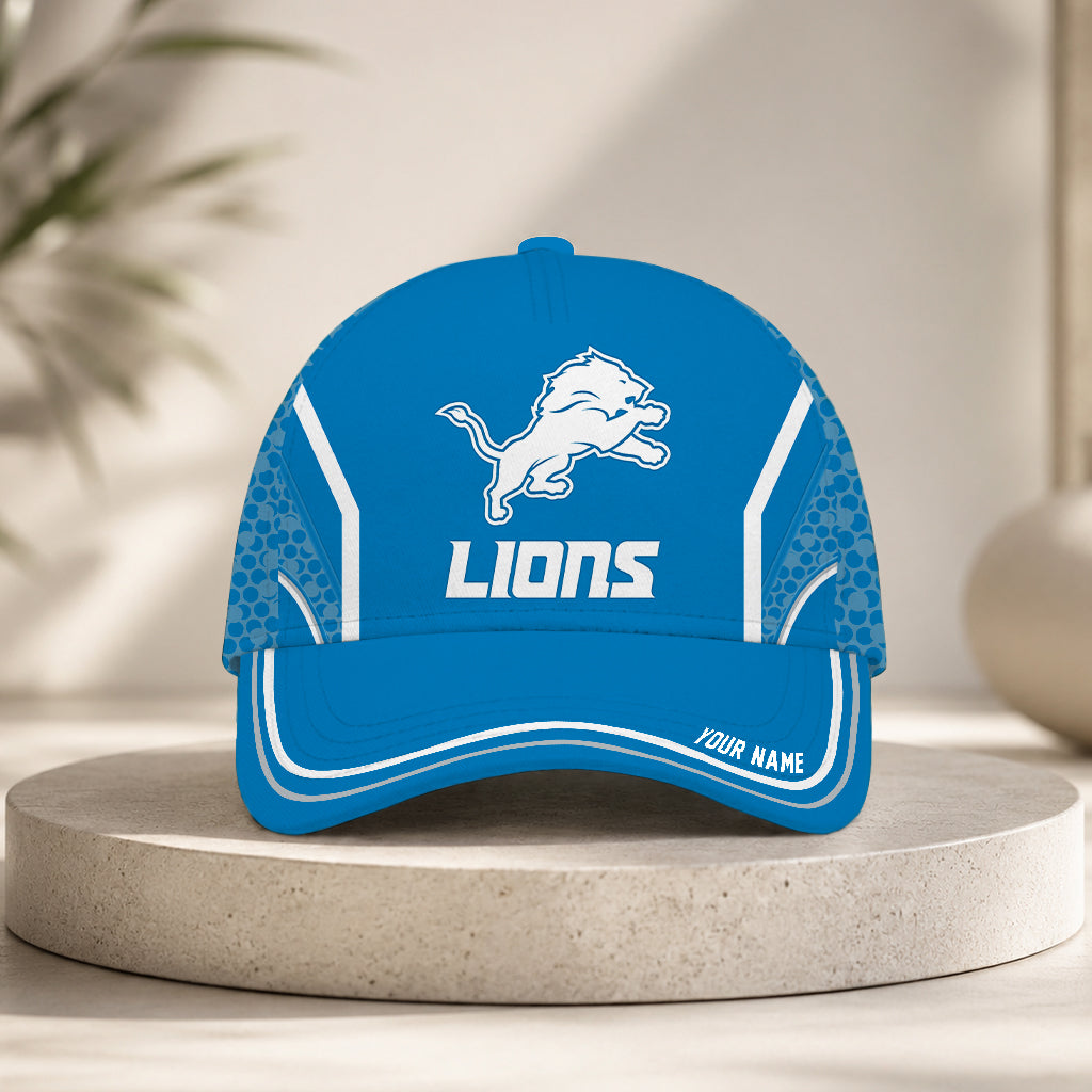 VIRAL EDITION - NEW CUSTOMIZED NFL04 DTL DETROIT LIONS CLASSIC CAP