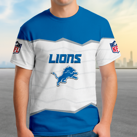 LIMITED EDITION - NEW CUSTOMIZED NFL04 DTL DETROIT LIONS UNISEX T-SHIRT, SWEASHIRTS, HOODIE & JACKETS