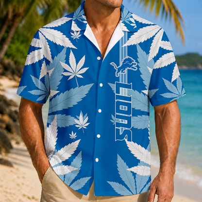 SPECIAL EDITION - NEW CUSTOMIZED NFL04 DTL DETROIT LIONS UNISEX HAWAIIAN SHIRT