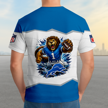 LIMITED EDITION - NEW CUSTOMIZED NFL04 DTL DETROIT LIONS UNISEX T-SHIRT, SWEASHIRTS, HOODIE & JACKETS