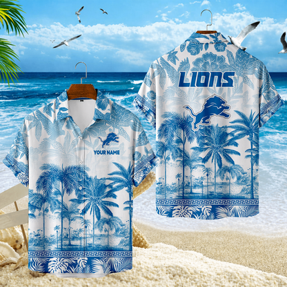 VIRAL EDITION - NEW CUSTOMIZED NFL04 DTL DETROIT LIONS UNISEX HAWAIIAN SHIRT