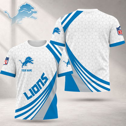 LIMITED EDITION - NEW CUSTOMIZED NFL04 DTL DETROIT LIONS T-SHIRT, POLO SHIRT, ZIP POLO SHIRT, SWEATSHIRT, HOODIE & ZIP HOODIE