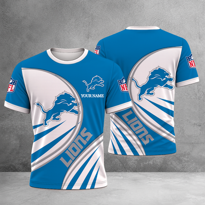 LIMITED EDITION - NEW CUSTOMIZED NFL04 DTL DETROIT LIONS T-SHIRT, POLO SHIRT, ZIP POLO SHIRT, SWEATSHIRT, HOODIE & ZIP HOODIE