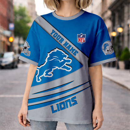 LIMITED EDITION - NEW CUSTOMIZED NFL04 DTL DETROIT LIONS UNISEX T-SHIRT, POLO, HOODIE & JACKETS