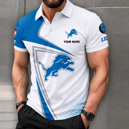 LIMITED EDITION - NEW CUSTOMIZED NFL04 DTL DETROIT LIONS T-SHIRT, POLO SHIRT, ZIP POLO SHIRT, SWEATSHIRT, HOODIE & ZIP HOODIE