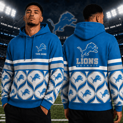 LIMITED EDITION - NEW CUSTOMIZED NFL04 DTL DETROIT LIONS T-SHIRT, HOODIE, ZIP HOODIE
