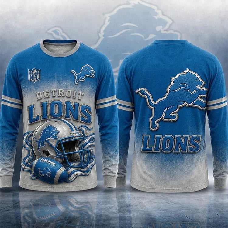 LIMITED EDITION - NEW CUSTOMIZED NFL04 DETROIT LIONS T-SHIRTS, POLO, SWEASHIRTS, V-NECK T-SHIRT, HOODIE & ZIP HOODIE
