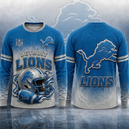 LIMITED EDITION - NEW CUSTOMIZED NFL04 DETROIT LIONS T-SHIRTS, POLO, SWEASHIRTS, V-NECK T-SHIRT, HOODIE & ZIP HOODIE