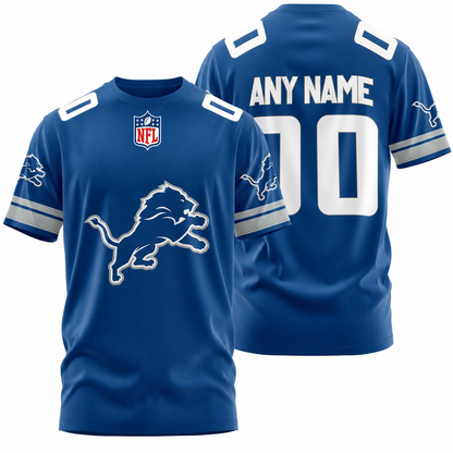 LIMITED EDITION - NEW CUSTOMIZED NFL04 DTL DETROIT LIONS T-SHIRT, POLO SHIRT, ZIP POLO SHIRT, SWEATSHIRT, HOODIE & ZIP HOODIE