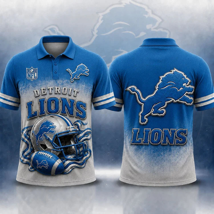 LIMITED EDITION - NEW CUSTOMIZED NFL04 DETROIT LIONS T-SHIRTS, POLO, SWEASHIRTS, V-NECK T-SHIRT, HOODIE & ZIP HOODIE