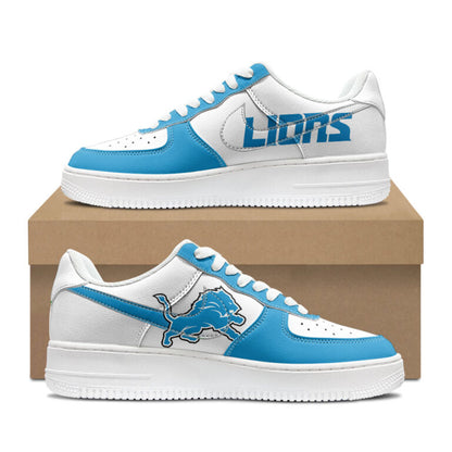 [SPECIAL OFFER] NEW CUSTOMIZED NFL04 DTL DETROIT LIONS AF1 SHOES