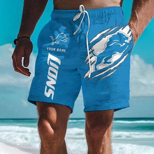 LIMITED EDITION - NEW PREMIUM NFL04 DT LIONS SHORT PANTS