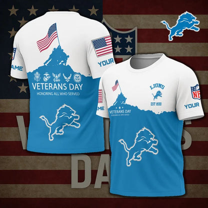 LIMITED EDITION - NEW CUSTOMIZED NFL04 DT LIONS UNISEX T-SHIRT, SWEATSHIRT, HOODIE & ZIP HOODIE