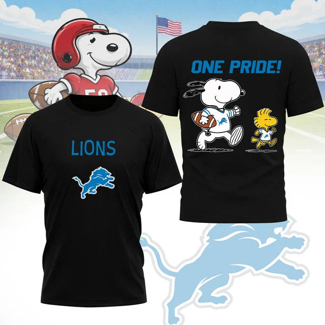 LIMITED EDITION - NEW CUSTOMIZED NFL04 DT LIONS UNISEX T-SHIRT, SWEATSHIRT, HOODIE & ZIP HOODIE