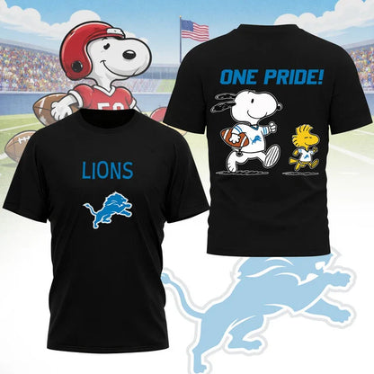 LIMITED EDITION - NEW CUSTOMIZED NFL04 DT LIONS UNISEX T-SHIRT, SWEATSHIRT, HOODIE & ZIP HOODIE