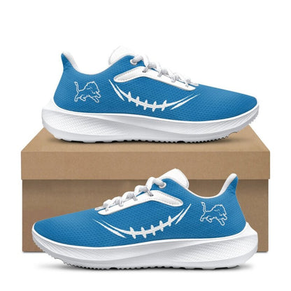 [SPECIAL OFFER] NEW CUSTOMIZED NFL04 DTL DETROIT LIONS ROAD RUNNING SHOES