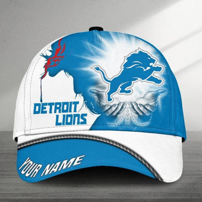 LIMITED EDITION - NEW CUSTOMIZED NFL04 DTL DETROIT LIONS CLASSIC CAP