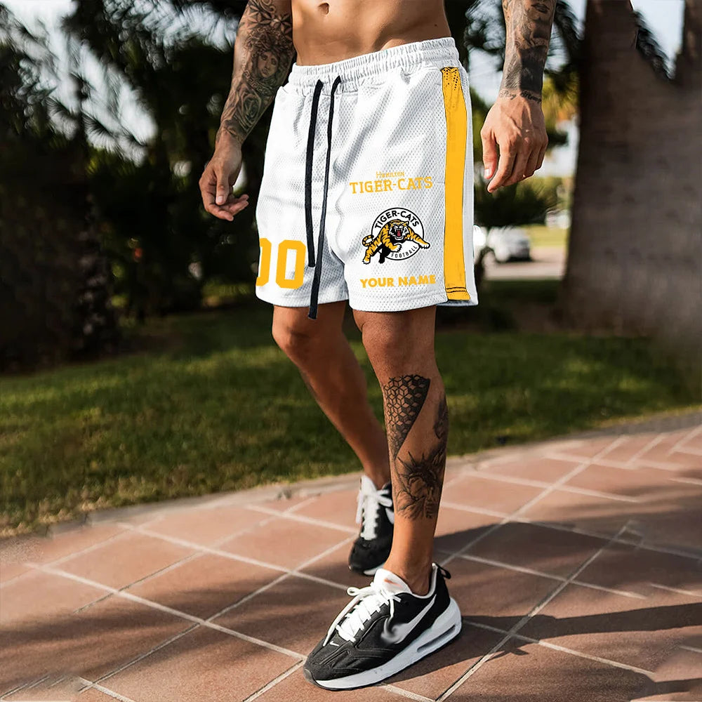 [FAN EXCLUSIVE] NEW CUSTOMIZED CFL04 HAM HAMILTON TIGER-CATS SHORT PANTS