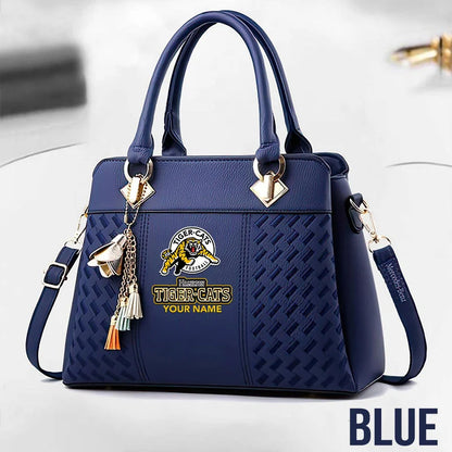 [FAN EXCLUSIVE] NEW CUSTOMIZED CFL04 HAM HAMILTON TIGER-CATS MULTICOLOR HANDBAG