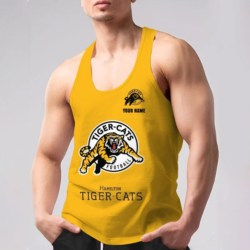 [FAN EXCLUSIVE] NEW CUSTOMIZED CFL04 HAM HAMILTON TIGER-CATS UNISEX TANK TOP