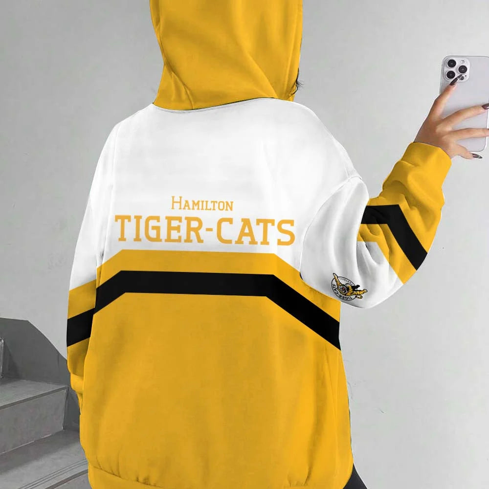 [FAN EXCLUSIVE] NEW CUSTOMIZED CFL04 HAM HAMILTON TIGER-CATS HOODIE & ZIP HOODIE