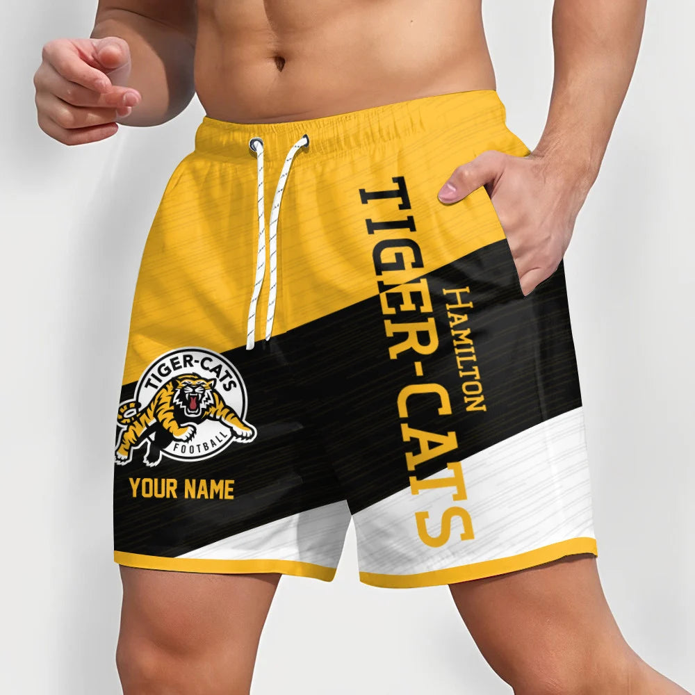 [FAN EXCLUSIVE] NEW CUSTOMIZED CFL04 HAM HAMILTON TIGER-CATS SHORT PANTS