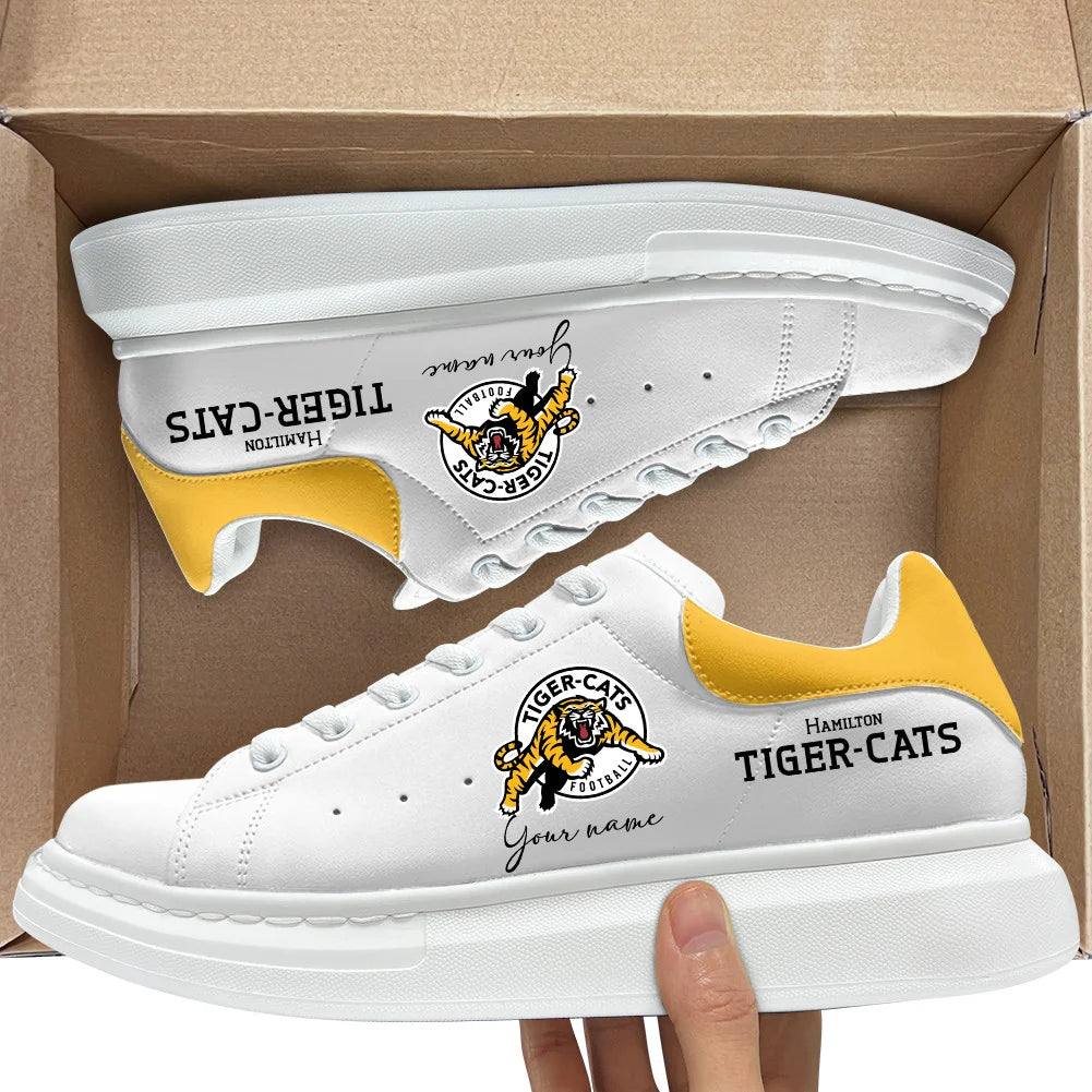 [FAN EXCLUSIVE] NEW CUSTOMIZED CFL04 HAM HAMILTON TIGER-CATS MCQUEEN SHOES