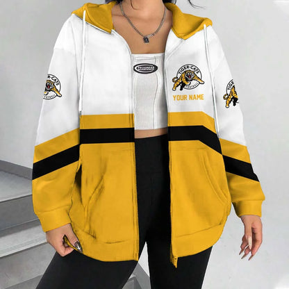 [FAN EXCLUSIVE] NEW CUSTOMIZED CFL04 HAM HAMILTON TIGER-CATS HOODIE & ZIP HOODIE