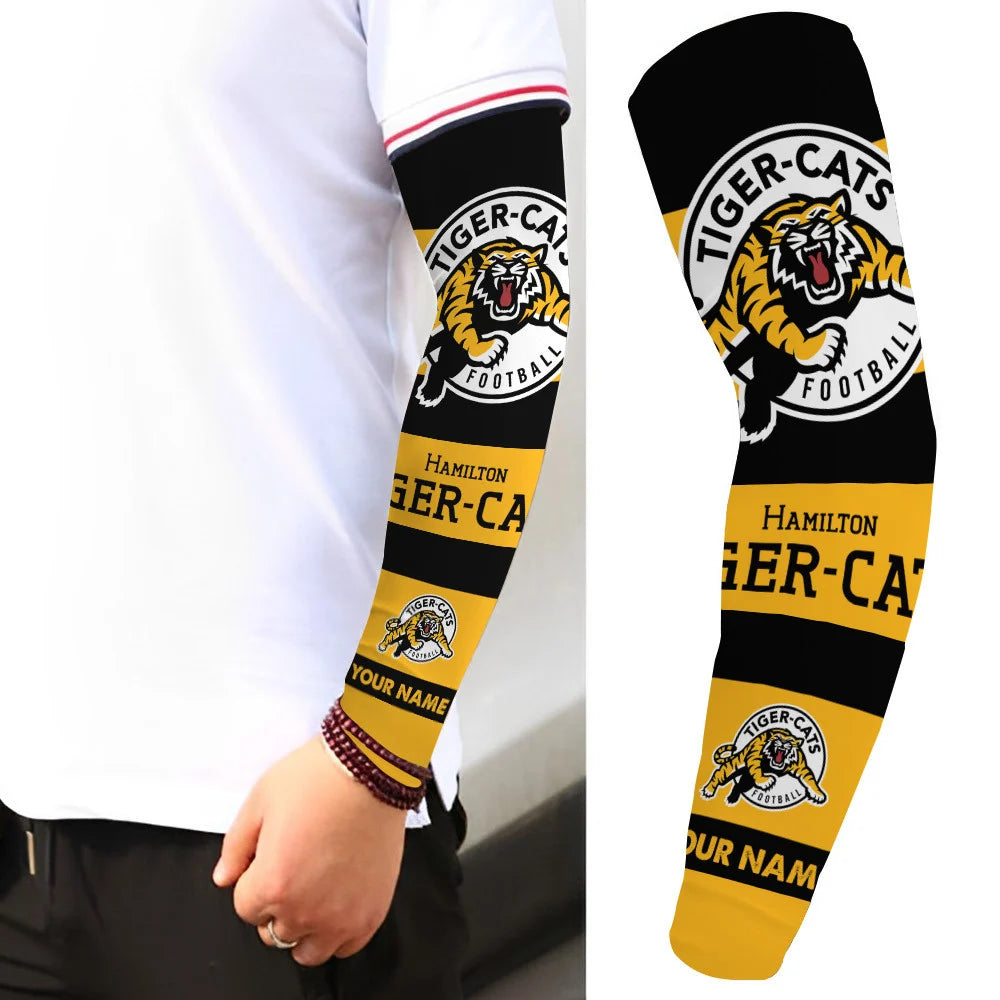 [FAN EXCLUSIVE] NEW CUSTOMIZED CFL04 HAM HAMILTON TIGER-CATS SUN ARM SLEEVES