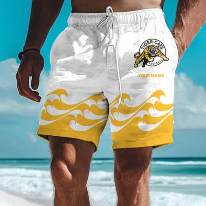 [FAN EXCLUSIVE] NEW CUSTOMIZED CFL04 HAM HAMILTON TIGER-CATS SHORT PANTS