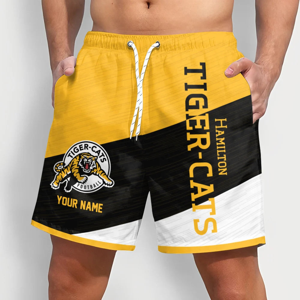 [FAN EXCLUSIVE] NEW CUSTOMIZED CFL04 HAM HAMILTON TIGER-CATS SHORT PANTS